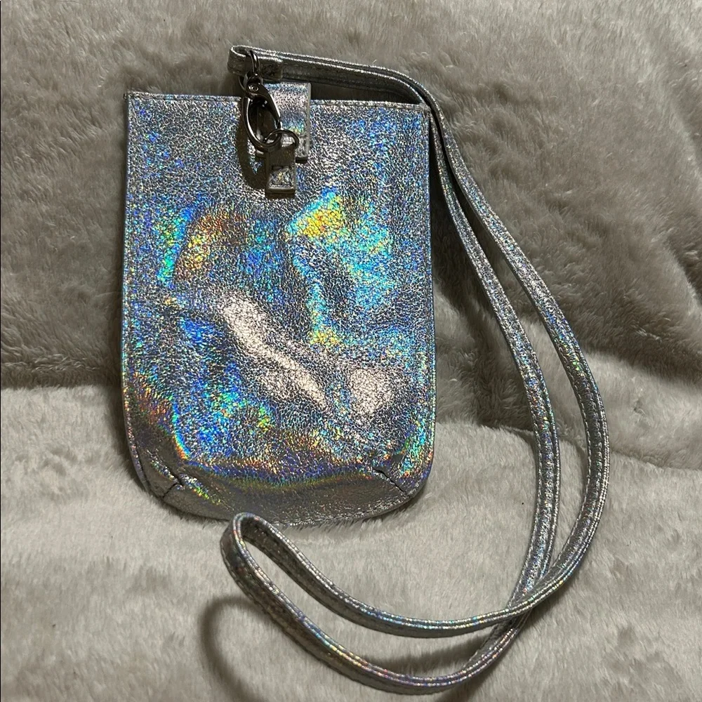 Holographic Silver Phone Pouch phone case